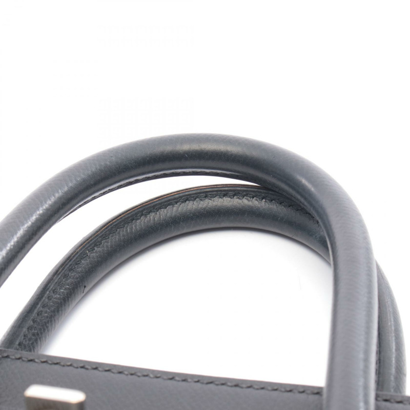 愛馬仕 Haut a courroies 32 手提包 K Epsom 皮革 黑色 二手 女士 SHW-9