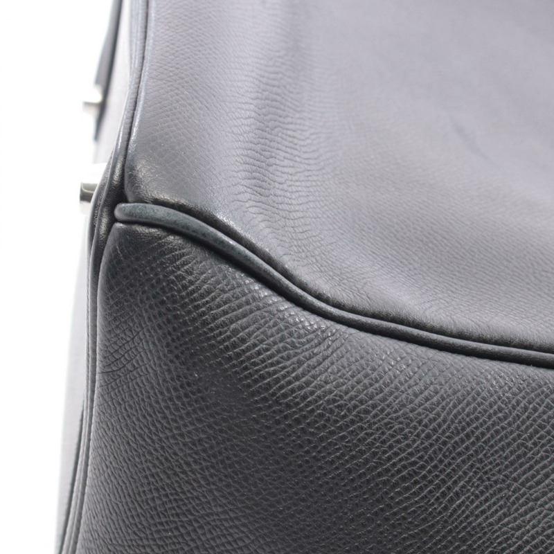 愛馬仕 Haut a courroies 32 手提包 K Epsom 皮革 黑色 二手 女士 SHW-12