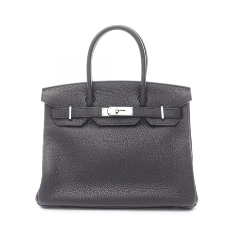 愛馬仕 Birkin 30 手提包，Togo 皮革，黑色，SHW，二手，女士款