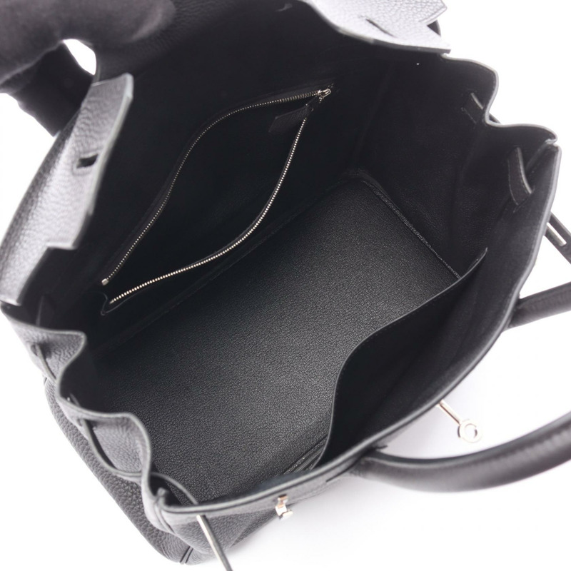 愛馬仕 Birkin 30 手提包，Togo 皮革，黑色，SHW，二手，女士款-2