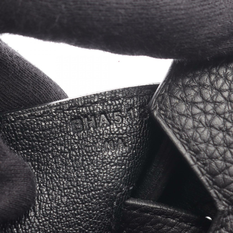 愛馬仕 Birkin 30 手提包，Togo 皮革，黑色，SHW，二手，女士款-4