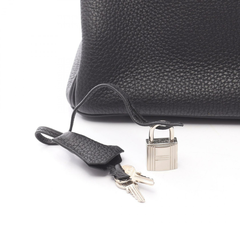 愛馬仕 Birkin 30 手提包，Togo 皮革，黑色，SHW，二手，女士款-5