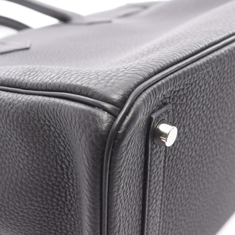 愛馬仕 Birkin 30 手提包，Togo 皮革，黑色，SHW，二手，女士款-6