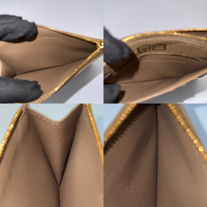 BALENCIAGA 巴黎世家 棕色PVC滿版印花卡夾零錢包 COIN CASE CARD HOLDER 640535-5