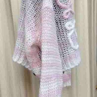 Loewe柔美的LOGO粉色毛衣-1