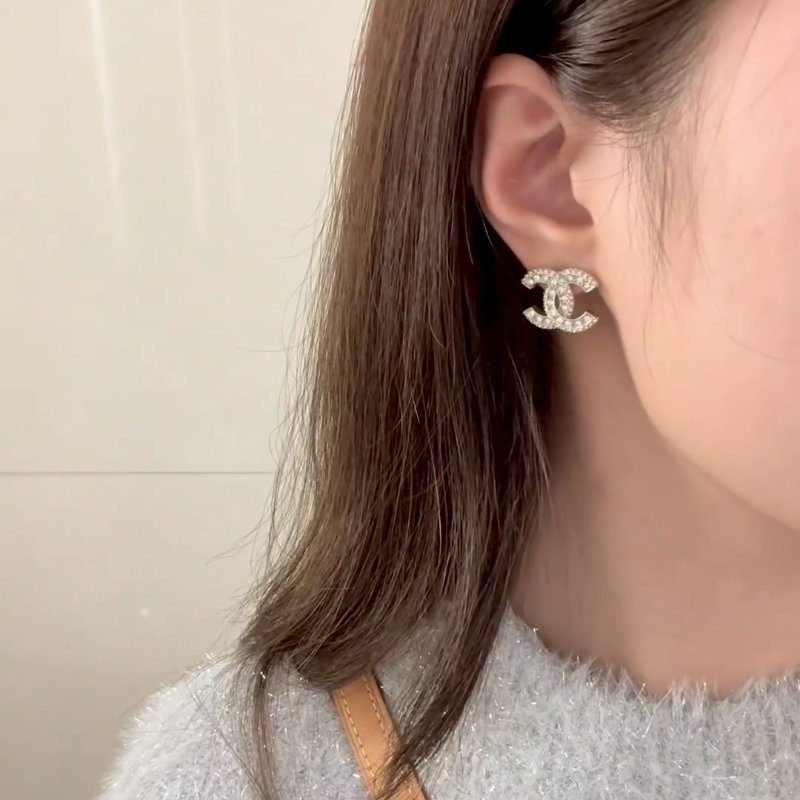 Chanel 雙C耳環-3