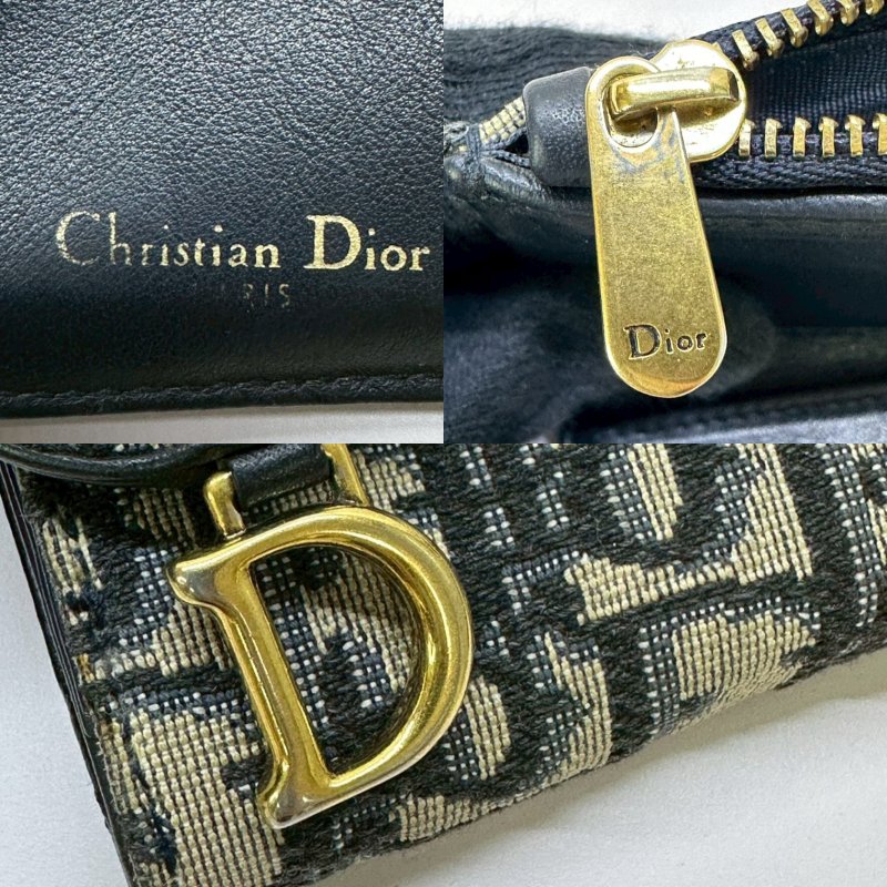 DOIR Saddle老花三折短夾-6