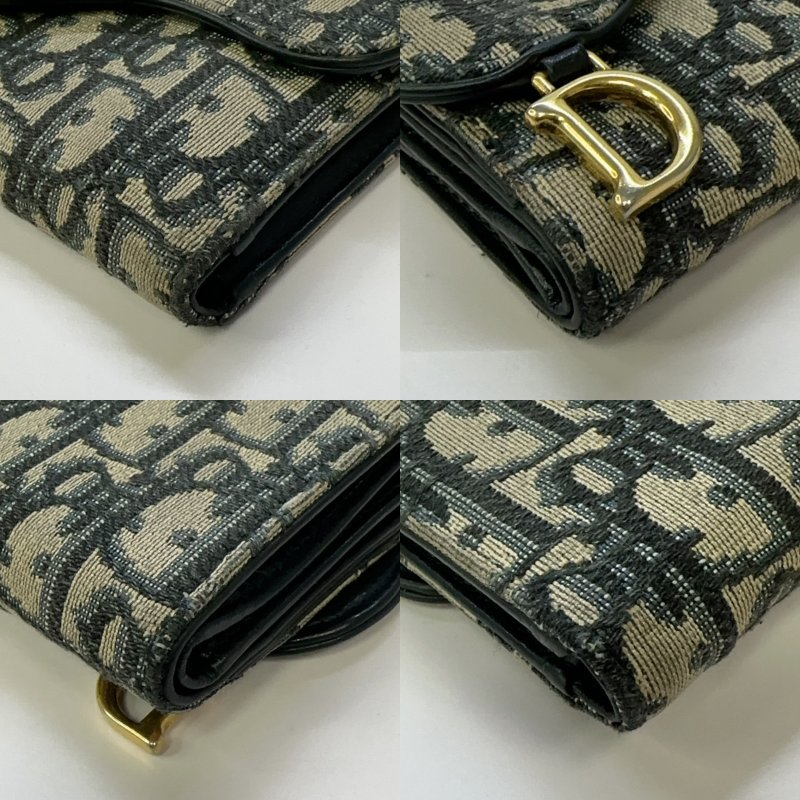 DOIR Saddle老花三折短夾-8