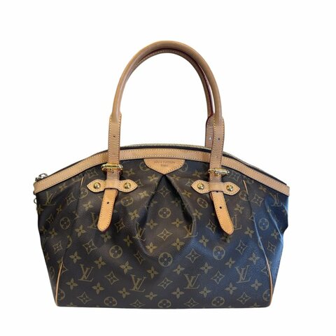 LV字紋元寶肩背包-大款