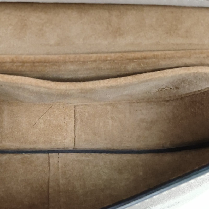 LOEWE Gate馬鞍斜跨包MINIDual寬肩帶灰色牛皮-4