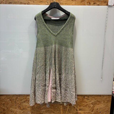 【美收精品】DIOR綠色背心連身裙 5-41