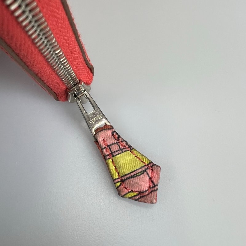 HERMES □Q刻 粉絲巾長夾-9