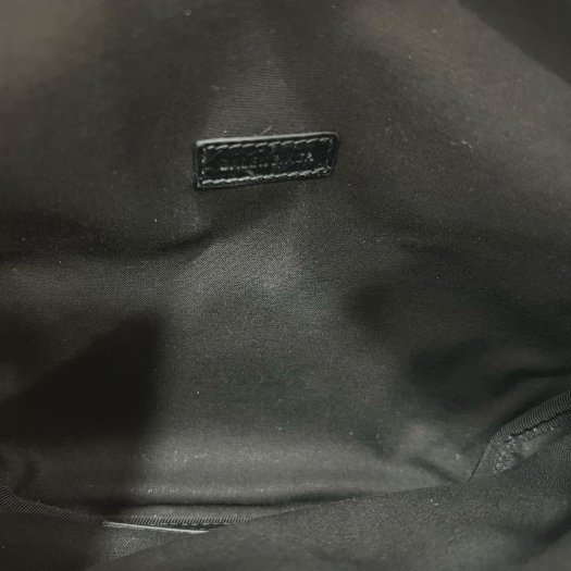 東區正精品㊣BALENCIAGA Explorer Arena 529550 全新巴黎世家黑色全皮白字LOGO拉鍊腰包胸口包斜背包 RA1857-3