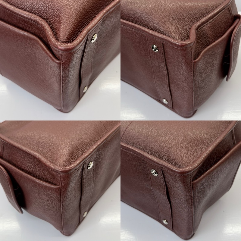 BALENCIAGA 巴黎世家 暗紅色皮革手提肩背包 2WAY 443600-4