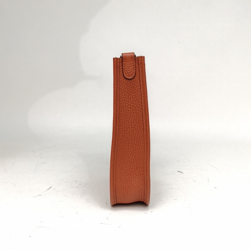 HERMES EvelyneMini16古銅色TC皮B刻銀扣肩背包-1