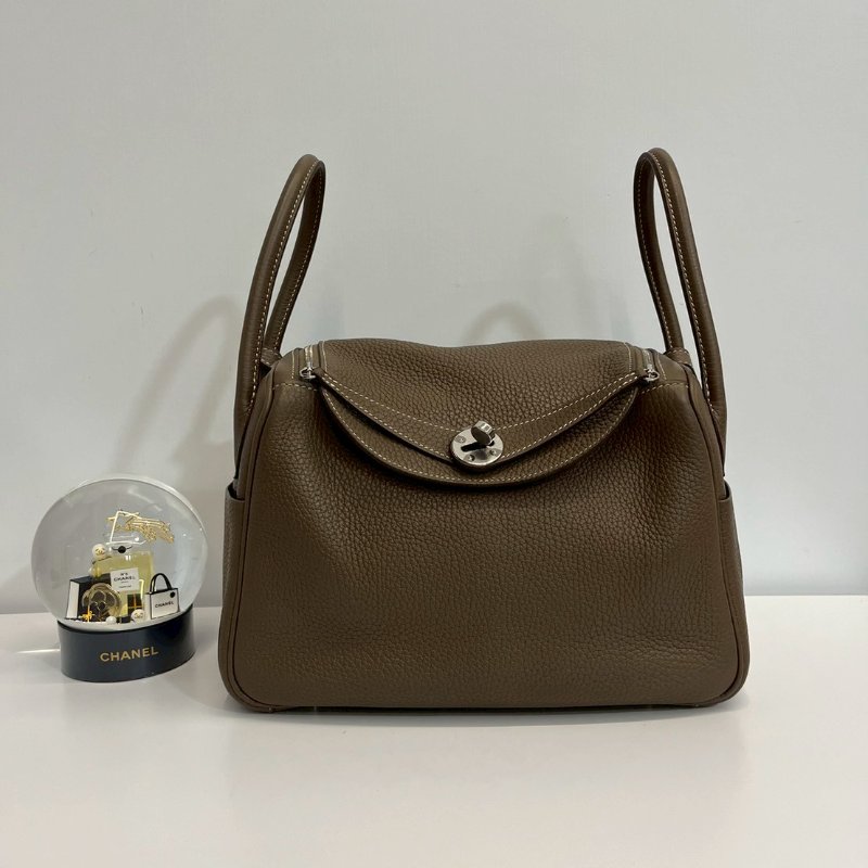 Hermes Lindy 26 大象灰 銀釦 D刻TC皮-0