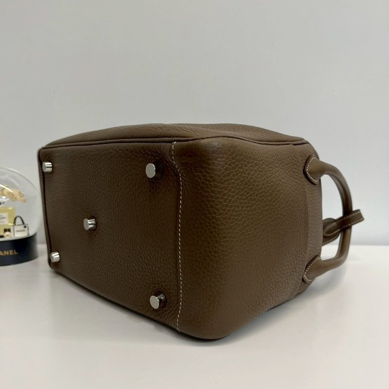 Hermes Lindy 26 大象灰 銀釦 D刻TC皮-5