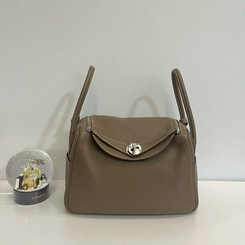 Hermes Lindy 26 大象灰 銀釦TC皮