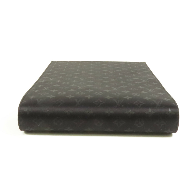 LOUIS VUITTON Monogram Satin Ange GM銀扣手挽袋-3