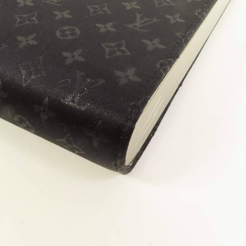 LOUIS VUITTON Monogram Satin Ange GM銀扣手挽袋-12