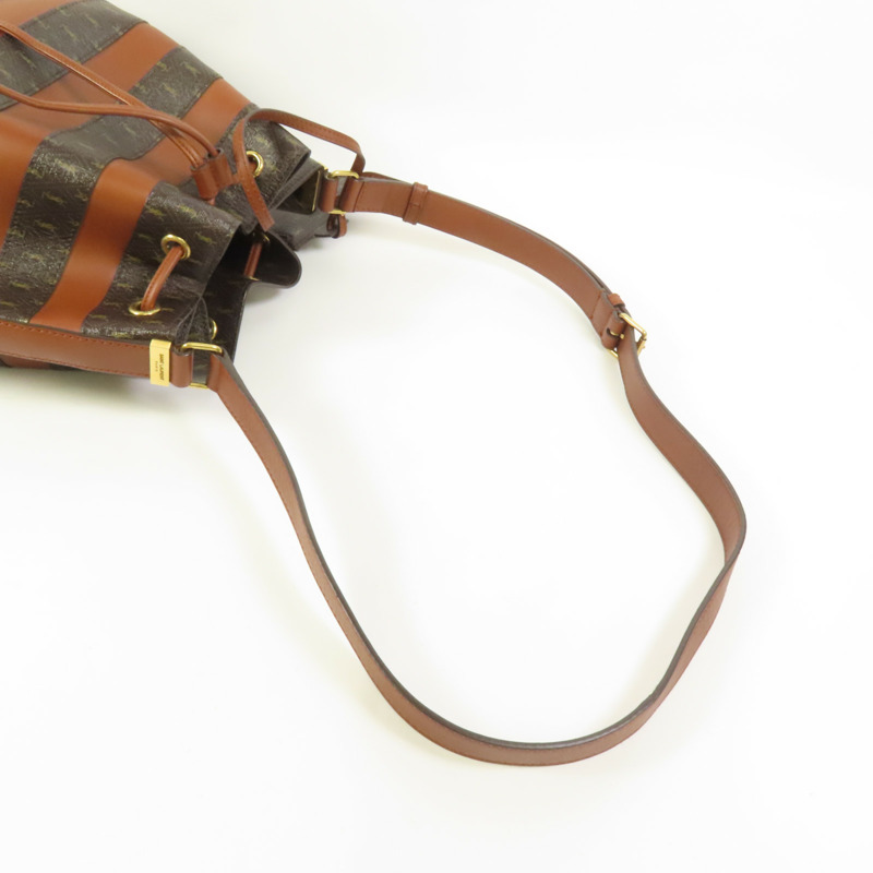 YVES SAINT LAURENT 塗層帆布Le Monogramme金扣肩背袋-4