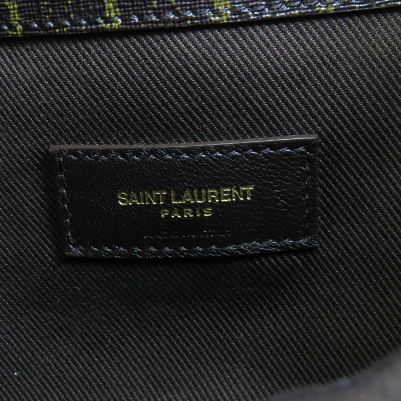 YVES SAINT LAURENT 塗層帆布Le Monogramme金扣肩背袋-9