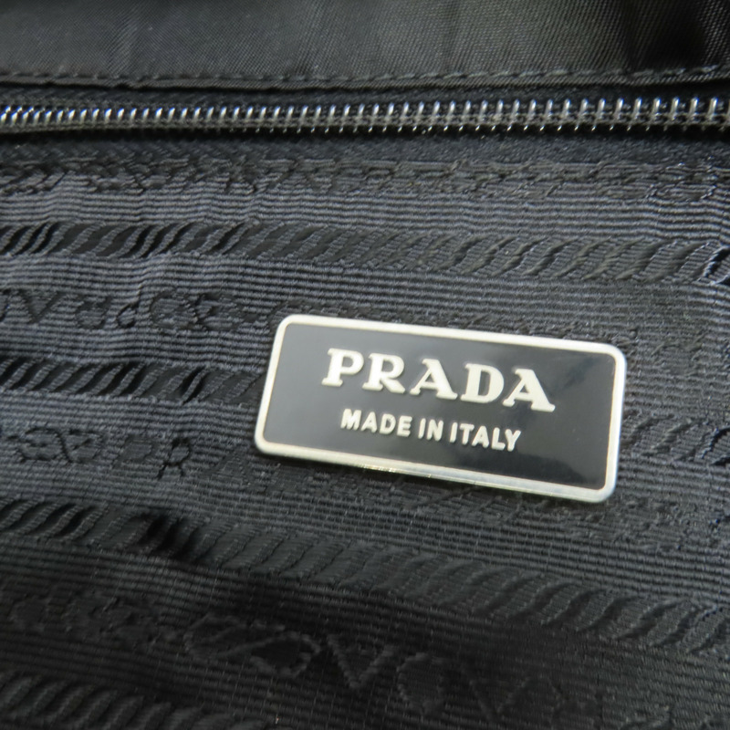 PRADA 尼龍Shoulder Bag銀扣肩背袋-8