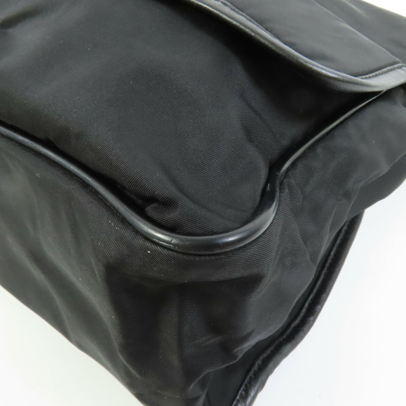 PRADA 尼龍Shoulder Bag銀扣肩背袋-10