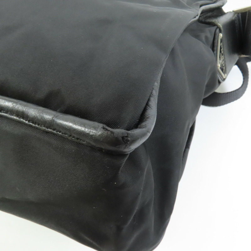 PRADA 尼龍Shoulder Bag銀扣肩背袋-11