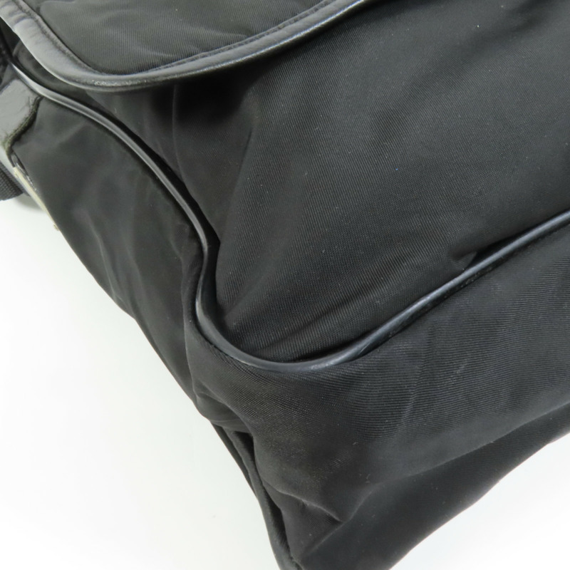 PRADA 尼龍Shoulder Bag銀扣肩背袋-13