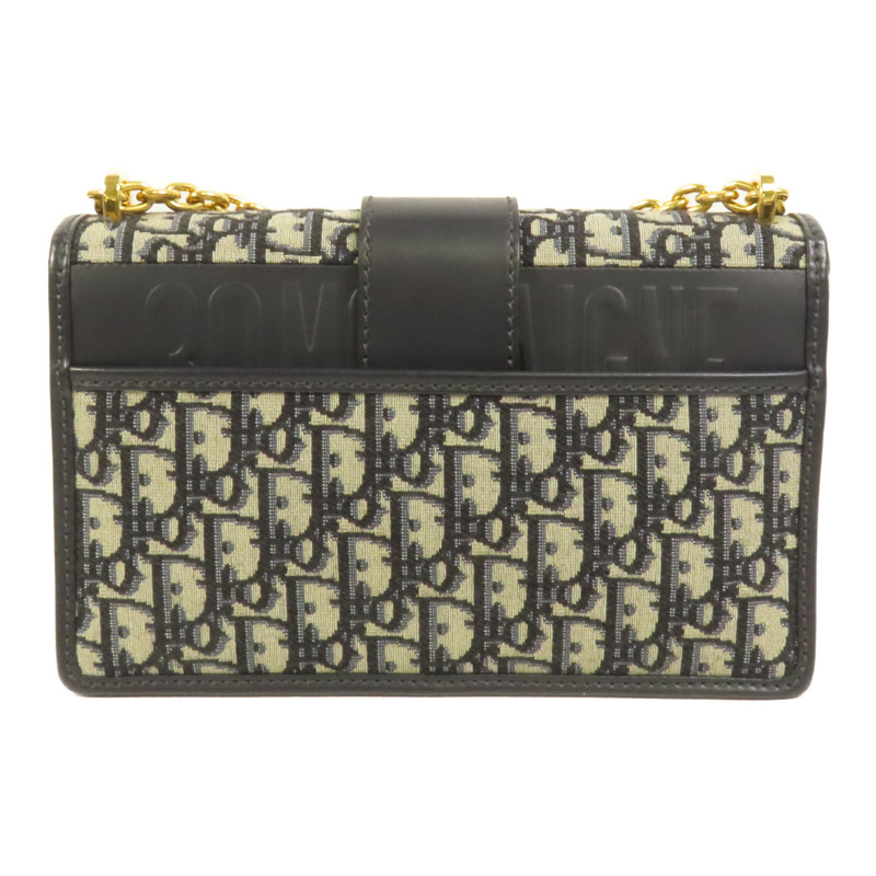 Dior 帆布30 Montaigne金扣鏈帶肩背袋-1