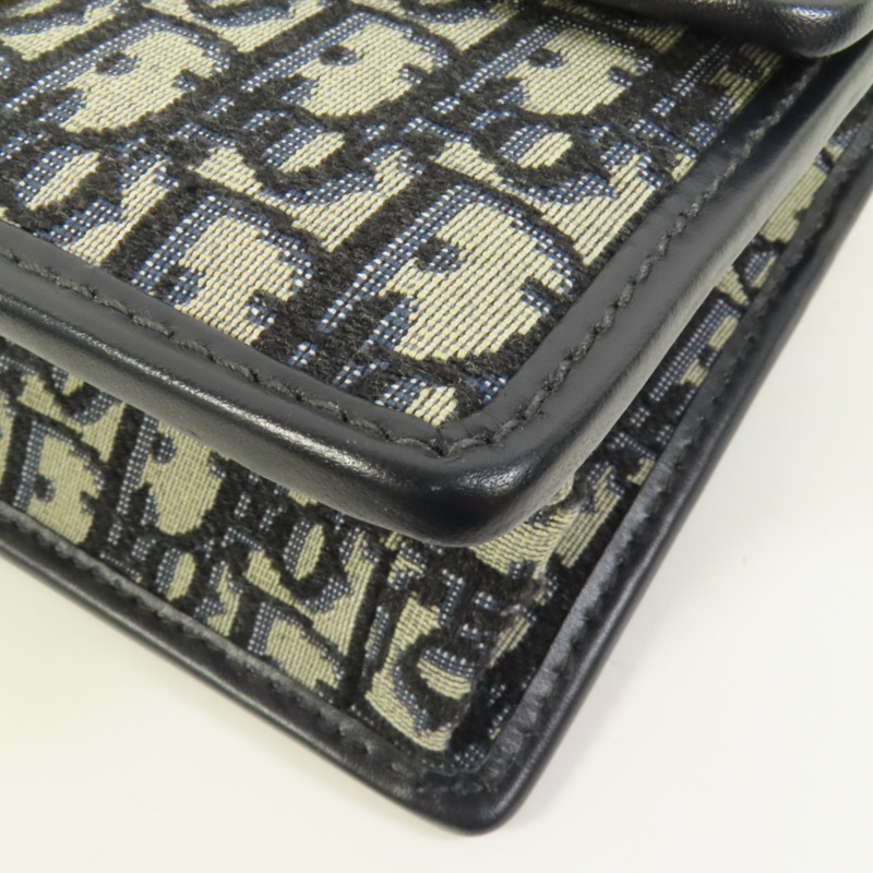 Dior 帆布30 Montaigne金扣鏈帶肩背袋-13