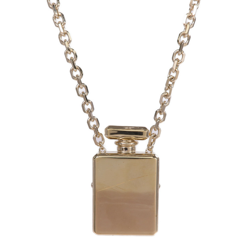 CHANEL 金屬CC Perfume Bottle項鍊-1