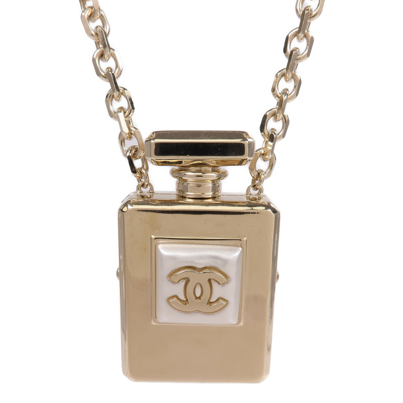 CHANEL 金屬CC Perfume Bottle項鍊-2