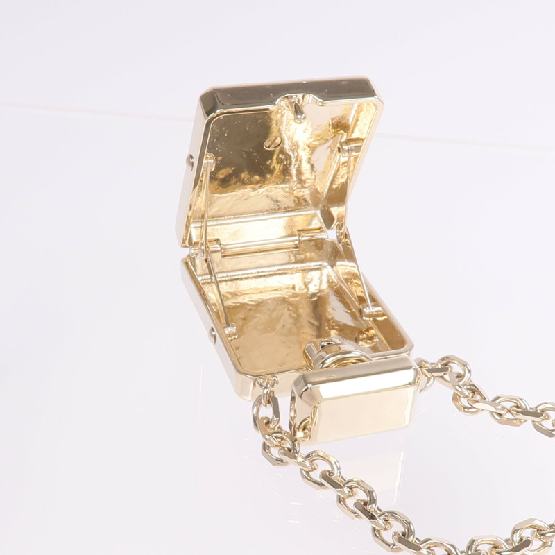 CHANEL 金屬CC Perfume Bottle項鍊-7