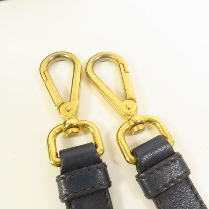PRADA 牛皮皮革Shoulder Bag金扣手挽肩背兩用袋-5