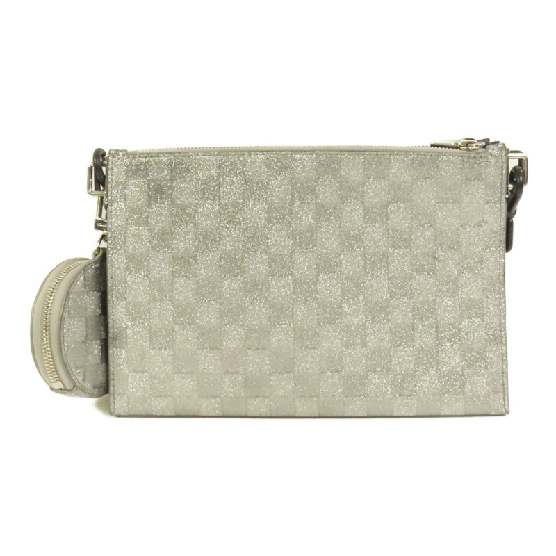 LOUIS VUITTON Damier Trio pouch肩背袋-1