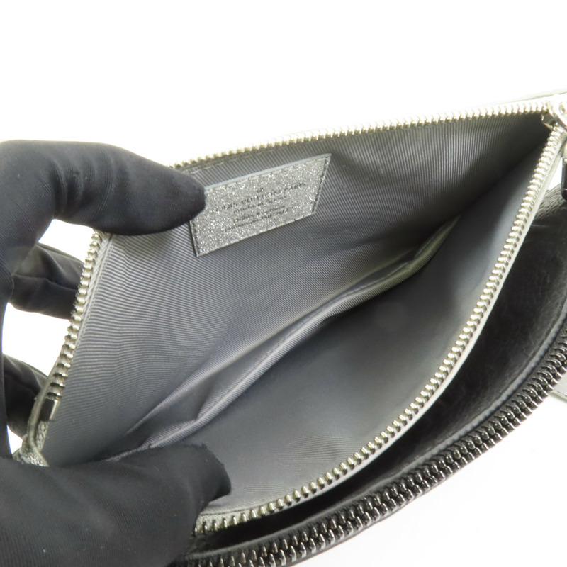 LOUIS VUITTON Damier Trio pouch肩背袋-5