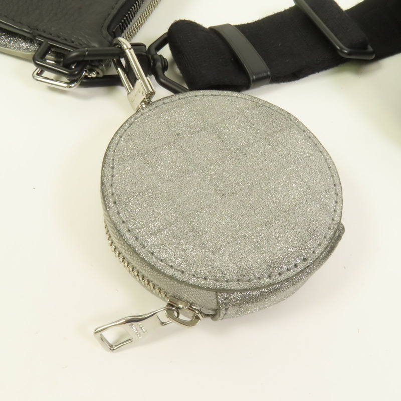 LOUIS VUITTON Damier Trio pouch肩背袋-7