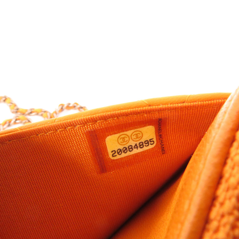 CHANEL 羊皮皮革Boy Wallet On Chain銀扣肩背袋-9