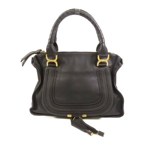 Chloe 牛皮皮革Marcie金扣肩背袋