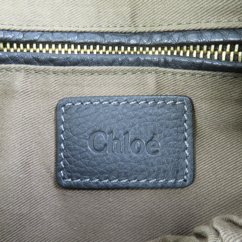 Chloe 牛皮皮革Marcie金扣肩背袋-8