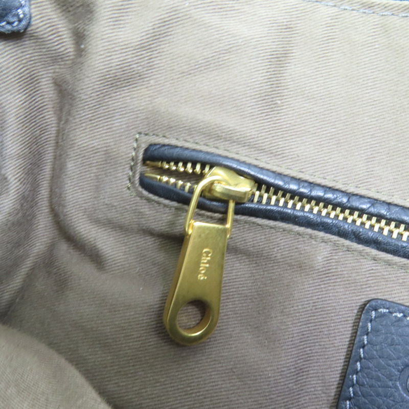 Chloe 牛皮皮革Marcie金扣肩背袋-9