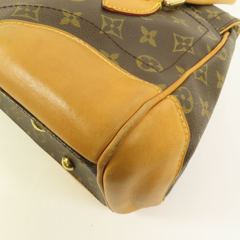 LOUIS VUITTON Monogram Beverly GM金扣肩背袋-10