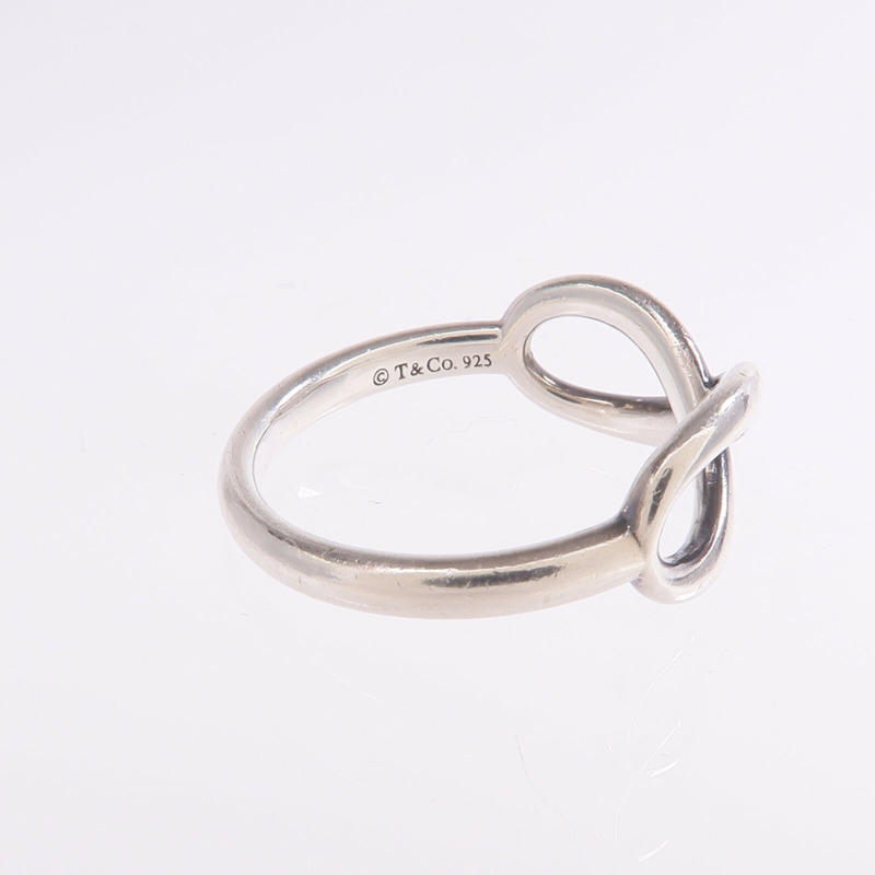 TIFFANY＆CO 925純銀Infinity Ring戒指US#4.5-4