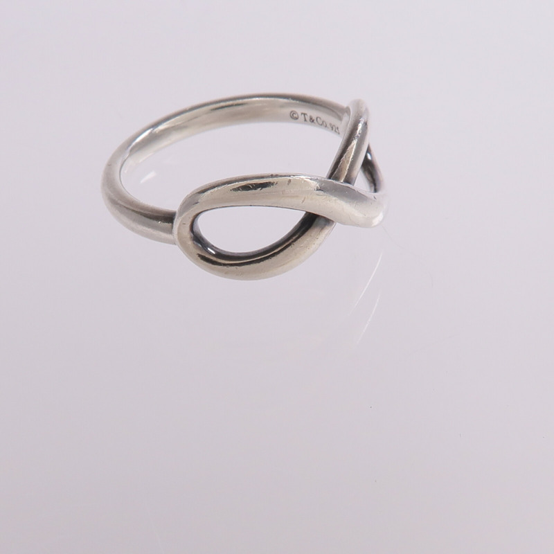TIFFANY＆CO 925純銀Infinity Ring戒指US#4.5-6