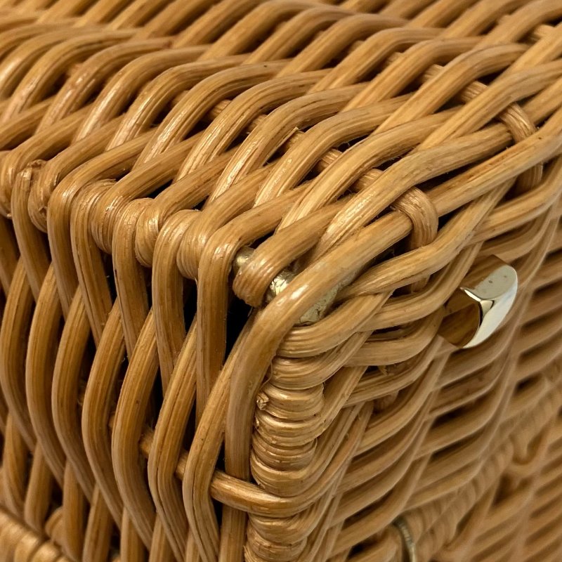 ☆ Salvatore Ferragamo 菲拉格 Brown Wicker Handbag 淺啡色柳條手袋 - 267002287-13