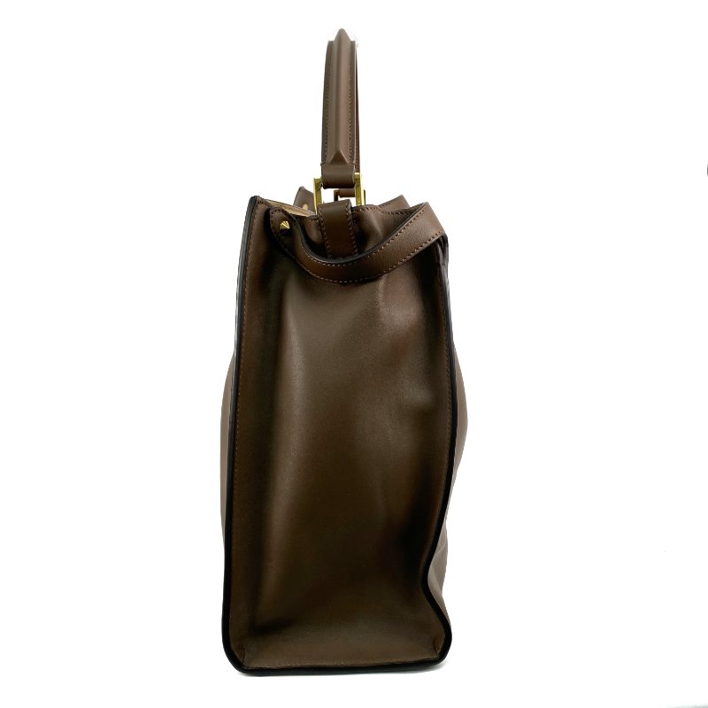 △ Fendi 芬迪 Brown Calfskin Peekaboo X-Lite Shoulder Bag 8BN304 啡色小牛皮肩背袋 - 267002168-4