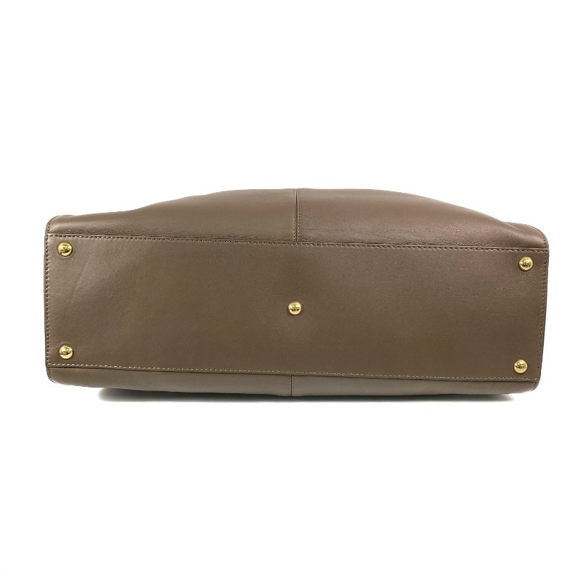 △ Fendi 芬迪 Brown Calfskin Peekaboo X-Lite Shoulder Bag 8BN304 啡色小牛皮肩背袋 - 267002168-5