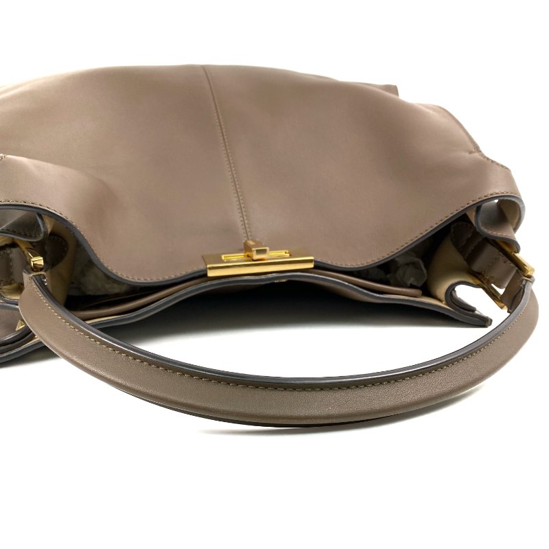 △ Fendi 芬迪 Brown Calfskin Peekaboo X-Lite Shoulder Bag 8BN304 啡色小牛皮肩背袋 - 267002168-7